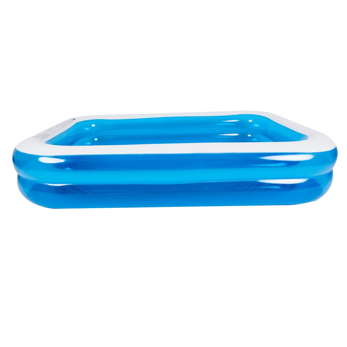  Pool Central 8.5' Blue and White Inflatable Rectangular Swimming Pool - 8.5' - Bonton