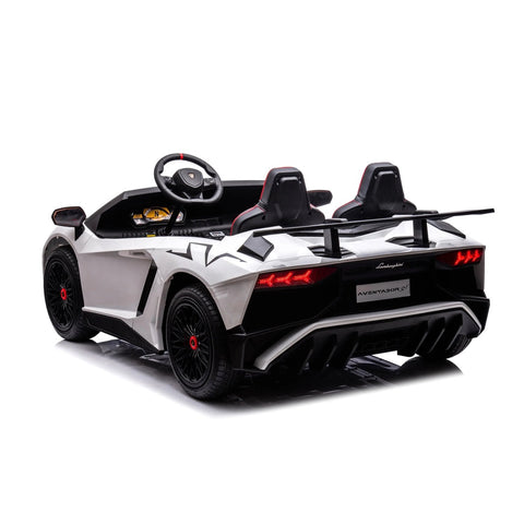 24V Lamborghini Aventador 2 Seater Ride on Car for Kids: Advanced Brushless Motor & Differential for High-Octane Fun