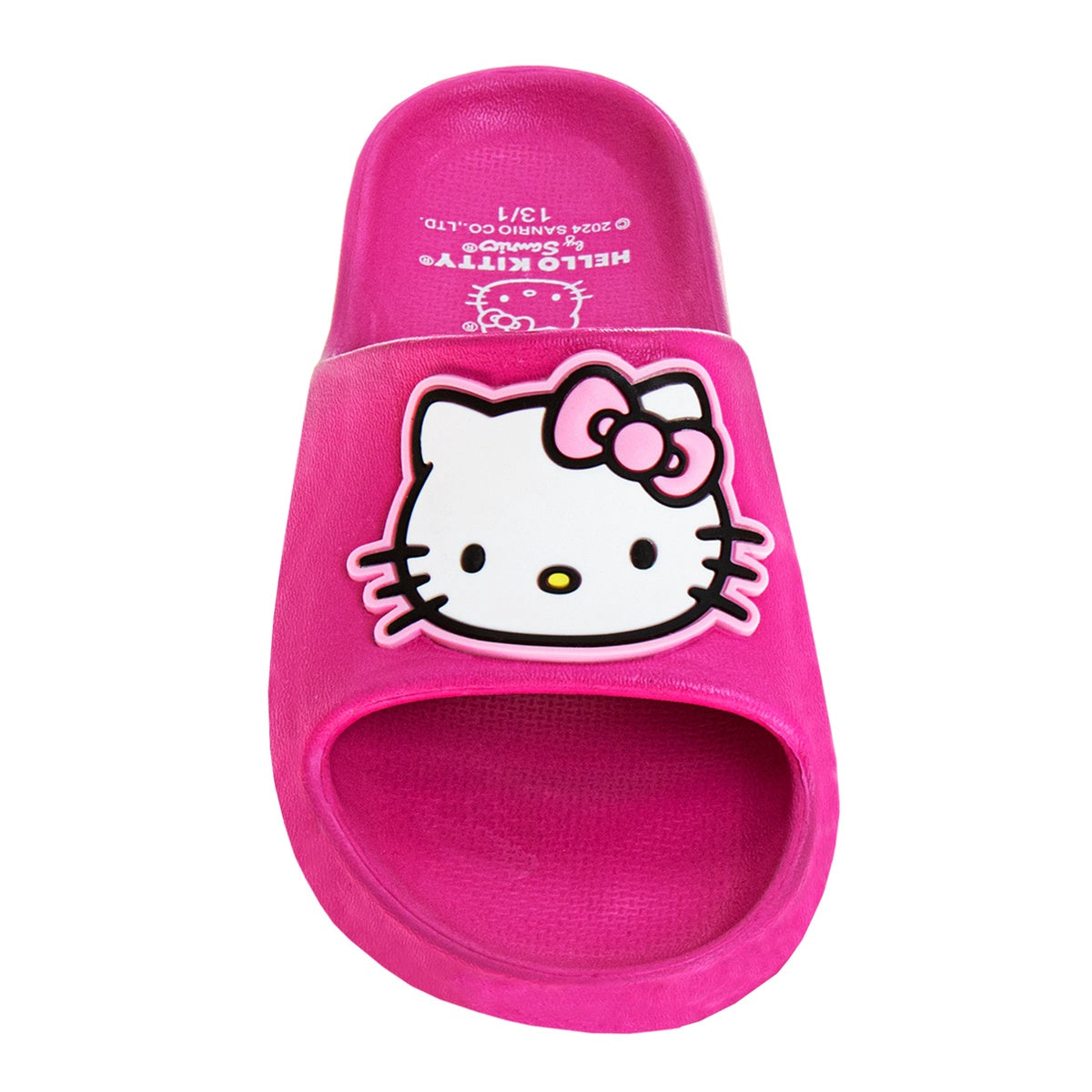  Josmo Josmo Sanrio Hello Kitty Girls Floral Slides Open Toe Sandals - Summer Beach Water Pool Shoes - 13-1 - Bonton