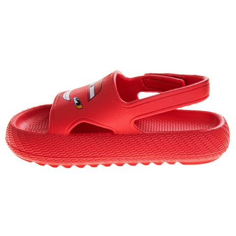 Josmo Slides Open Toe Sandal - SpiderMan Paw Patrol Cars - Boys Sandals Slide SlipOn (Sizes: 5-10 Toddler)
