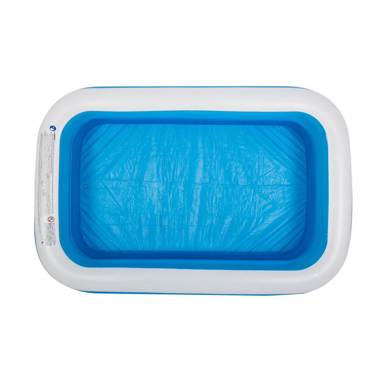  Pool Central 8.5' Blue and White Inflatable Rectangular Swimming Pool - 8.5' - Bonton