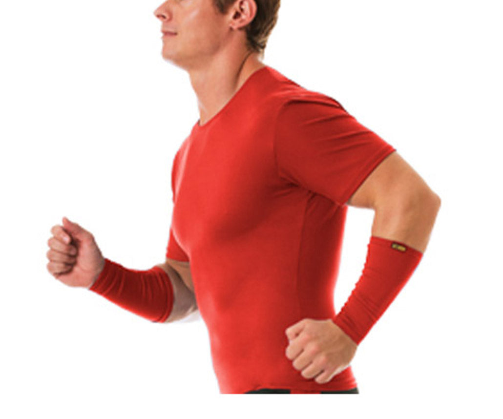  InstantFigure InstantFigure Unisex High Compression Elbow Forearm Sleeve AS60031 - Black - Bonton