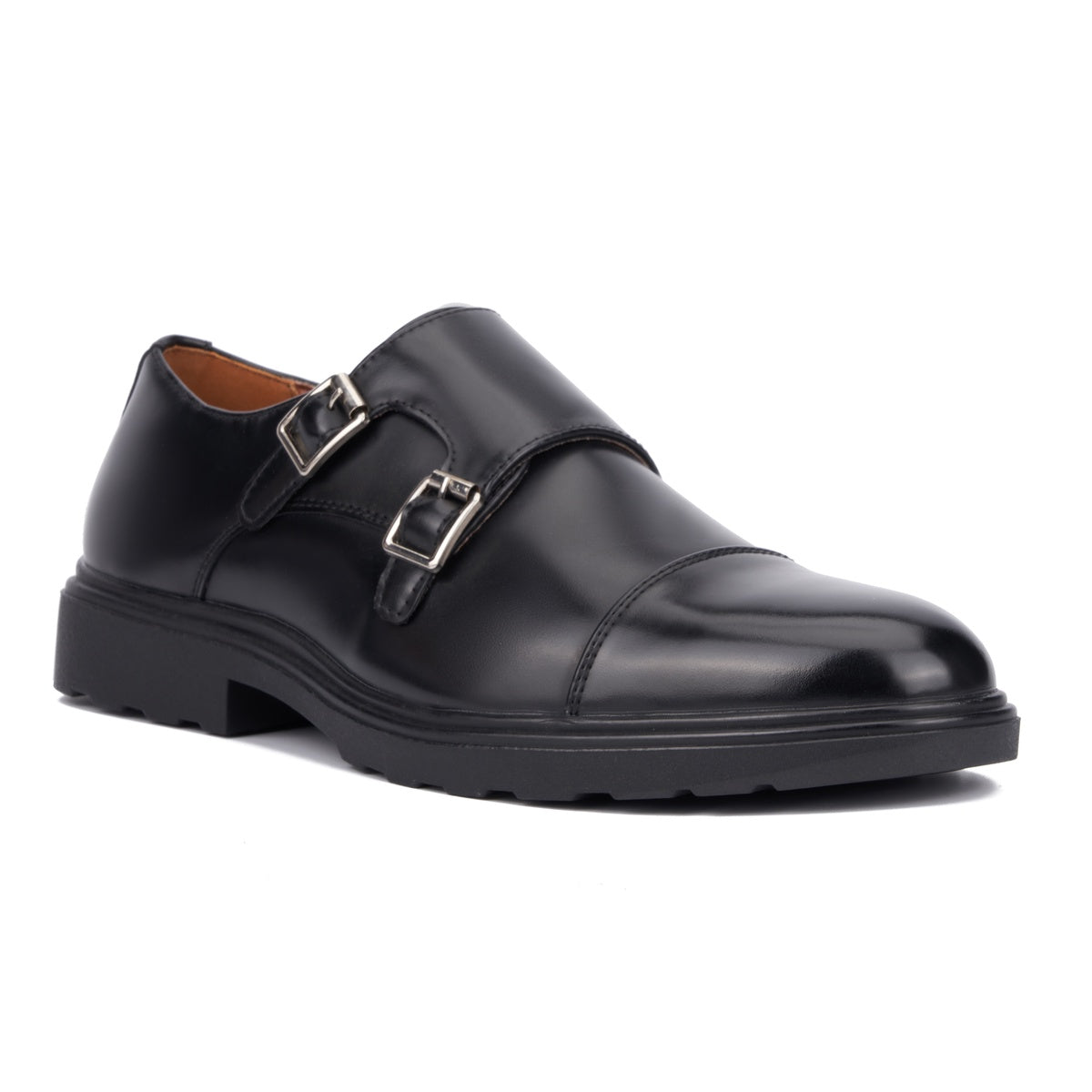  Xray Footwear Men's Gavin Monk Strap Dress Shoe - Black - Bonton