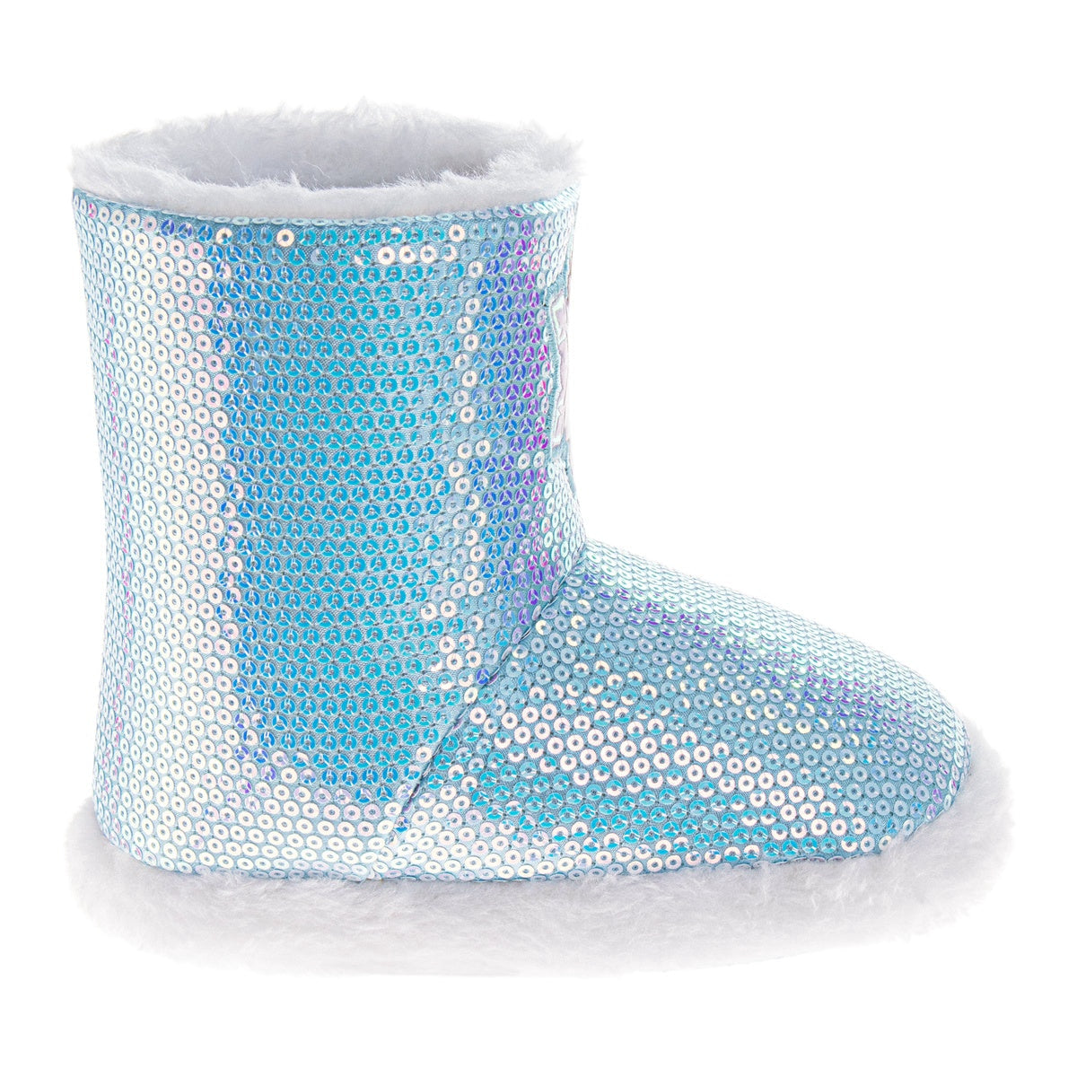  Josmo Frozen Girls Slippers Anna and Elsa Plush Warm Soft Aline Comfy Lightweight House Shoes (5-10 Toddler) - 5-6 - Bonton