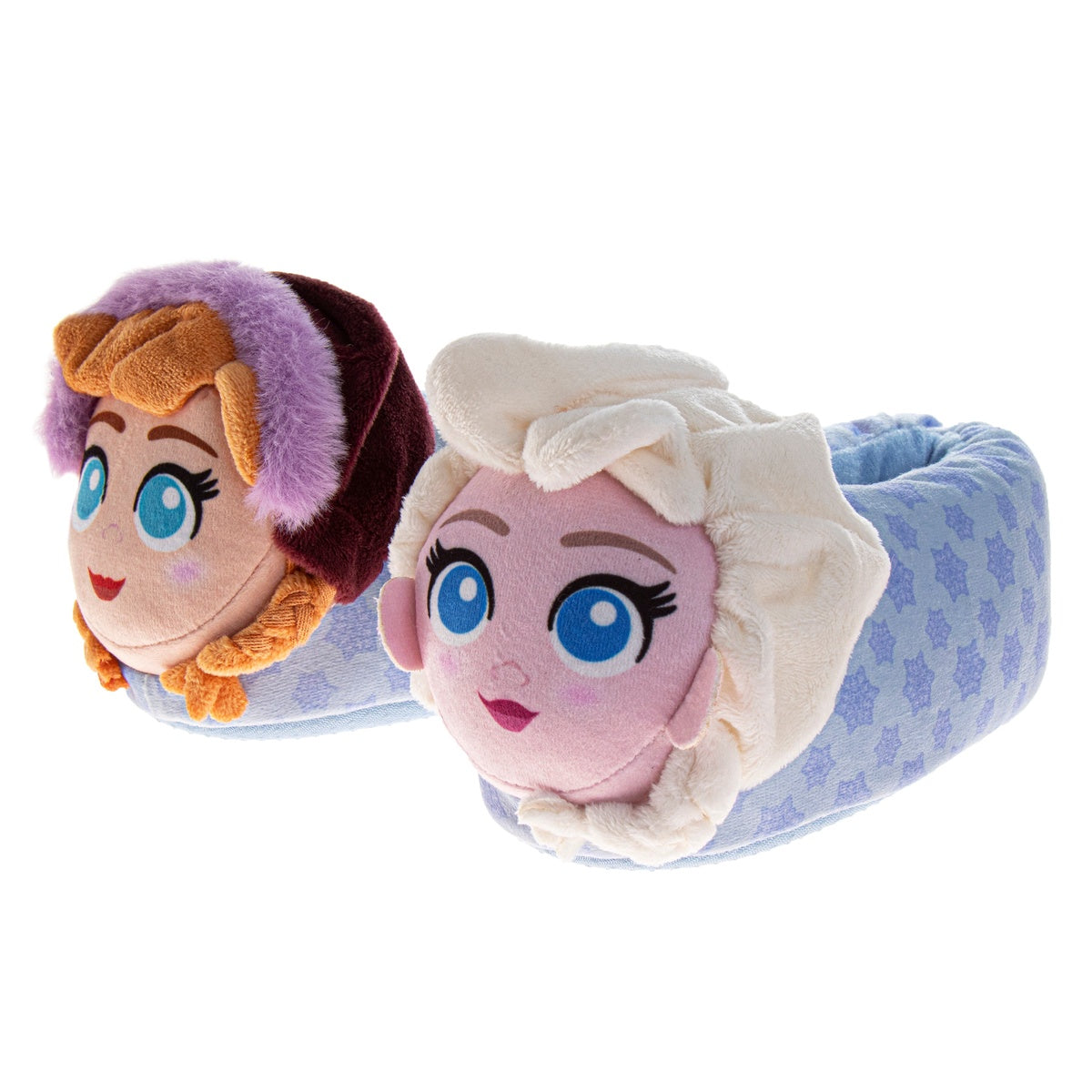  Josmo Disney Frozen 3D Slippers Anna & Elsa Warm Fluffy House Slippers for Girls (Toddlers) - 5-6 - Bonton