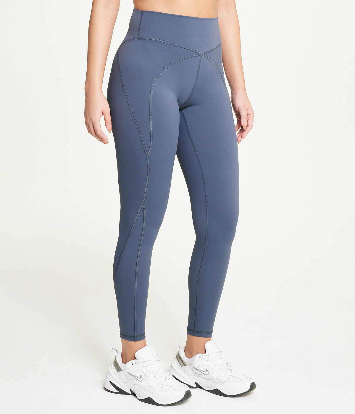  Exertek Yoke Stitching Legging - Navy - Bonton