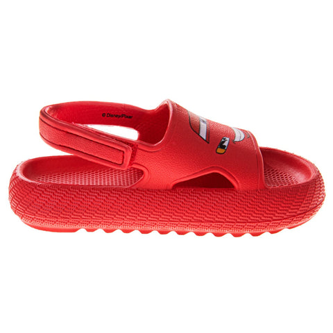 Josmo Slides Open Toe Sandal - SpiderMan Paw Patrol Cars - Boys Sandals Slide SlipOn (Sizes: 5-10 Toddler)