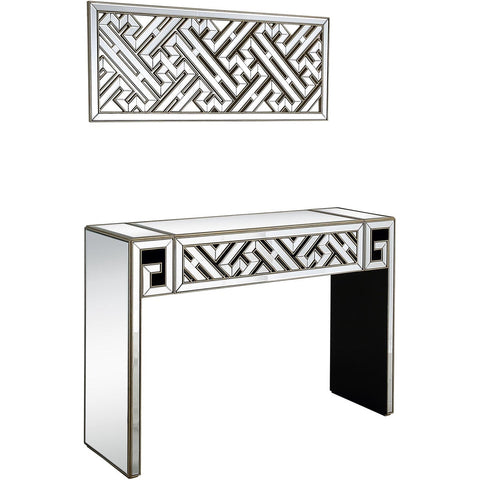 Becket Wall Mirror and Console Table