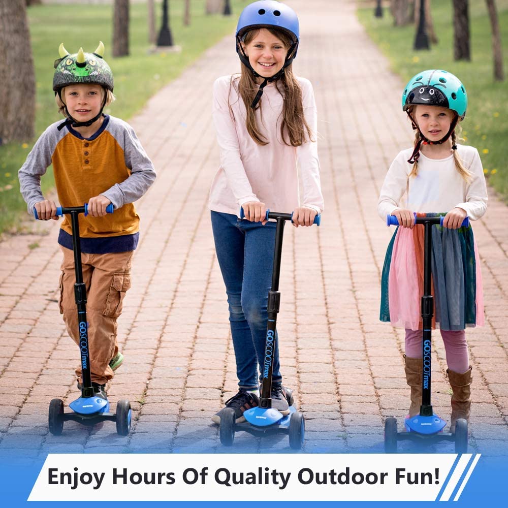  New Bounce GoScoot Scooter for Toddlers by New Bounce - Blue - Bonton