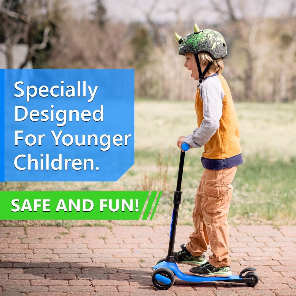  New Bounce GoScoot Scooter for Toddlers by New Bounce - Blue - Bonton