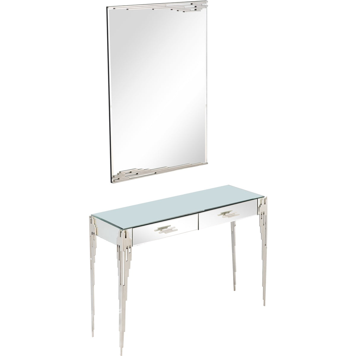  Camden Isle Skylar Wall Mirror and Console - Mirror - Bonton