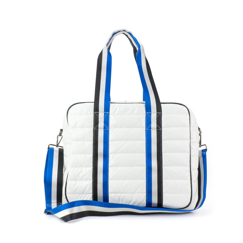  Lemonbella Judy Pickleball Tote Courtly White/Blue - Courtly White w/ Blue - Bonton