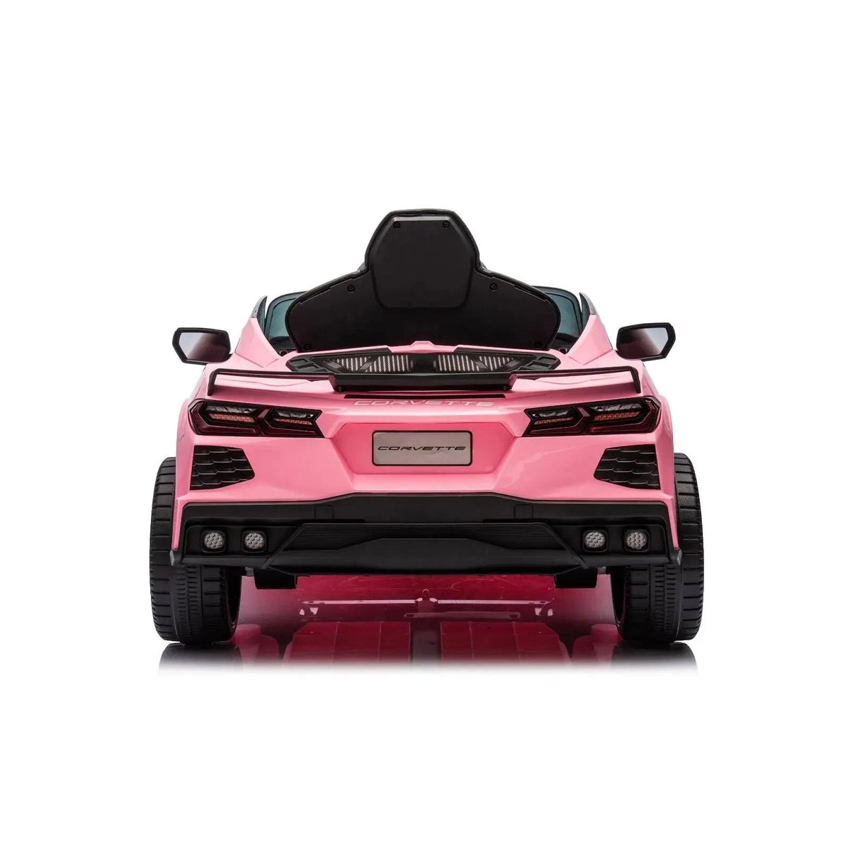  Freddo 12V Chevrolet Corvette C8 Stingray 1-Seater Kids Ride-on Car - White - Bonton