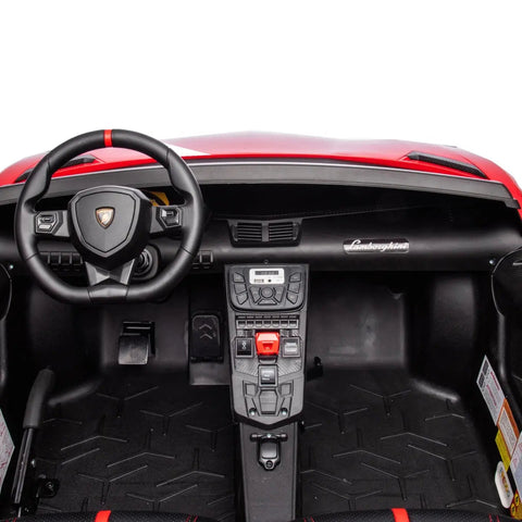 24V Lamborghini Aventador 2 Seater Ride on Car for Kids: Advanced Brushless Motor & Differential for High-Octane Fun