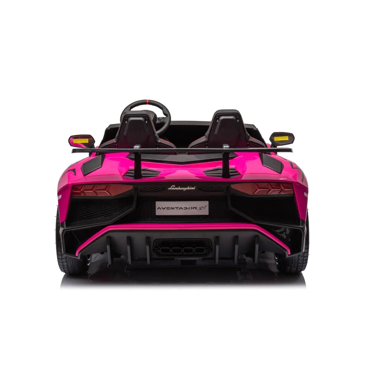  Freddo 24V Lamborghini Aventador 2 Seater Ride on Car for Kids: Advanced Brushless Motor & Differential for High-Octane Fun - Red - Bonton