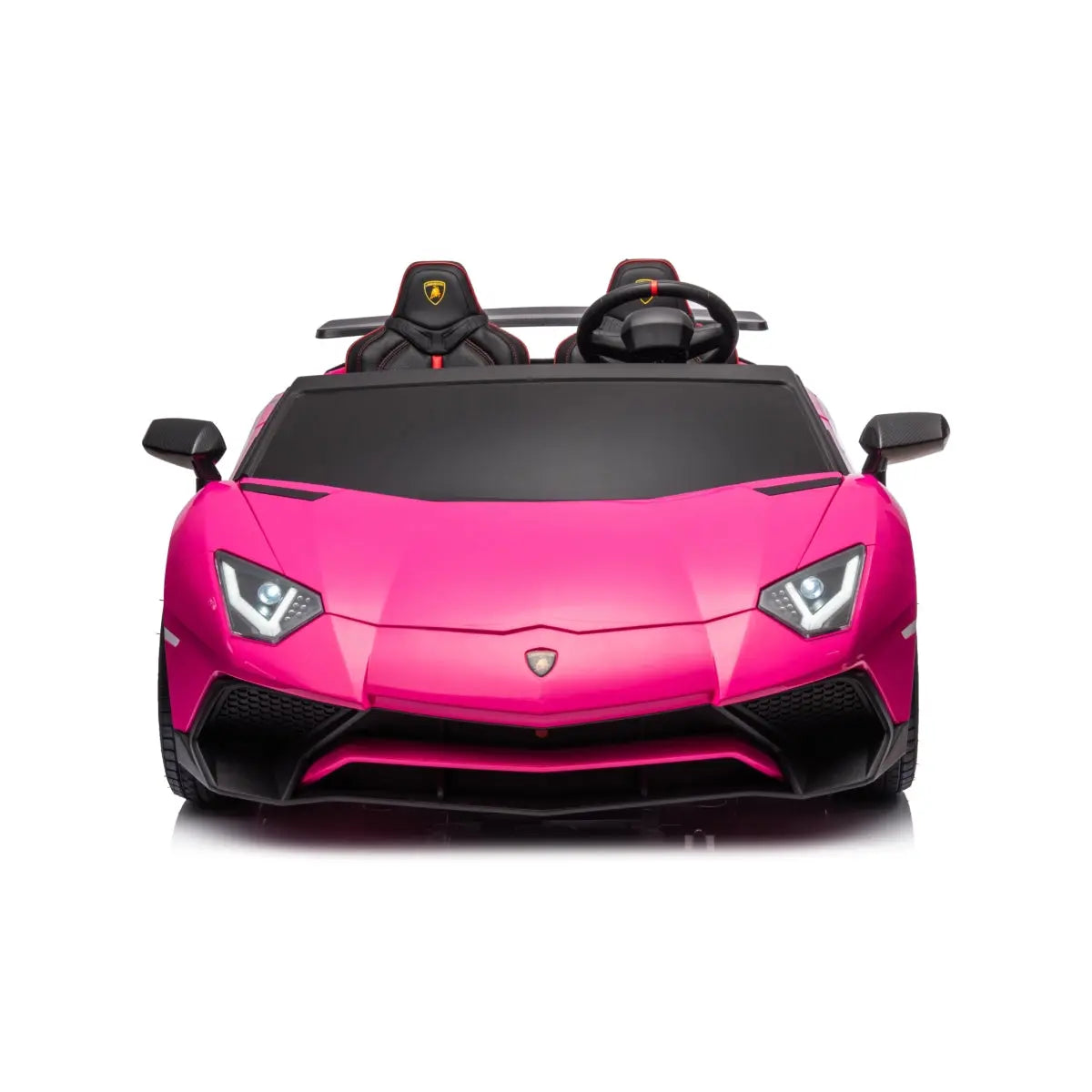  Freddo 24V Lamborghini Aventador 2 Seater Ride on Car for Kids: Advanced Brushless Motor & Differential for High-Octane Fun - Red - Bonton
