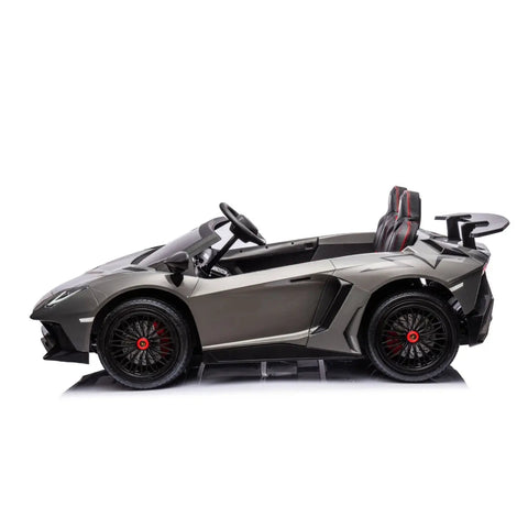 24V Lamborghini Aventador 2 Seater Ride on Car for Kids: Advanced Brushless Motor & Differential for High-Octane Fun