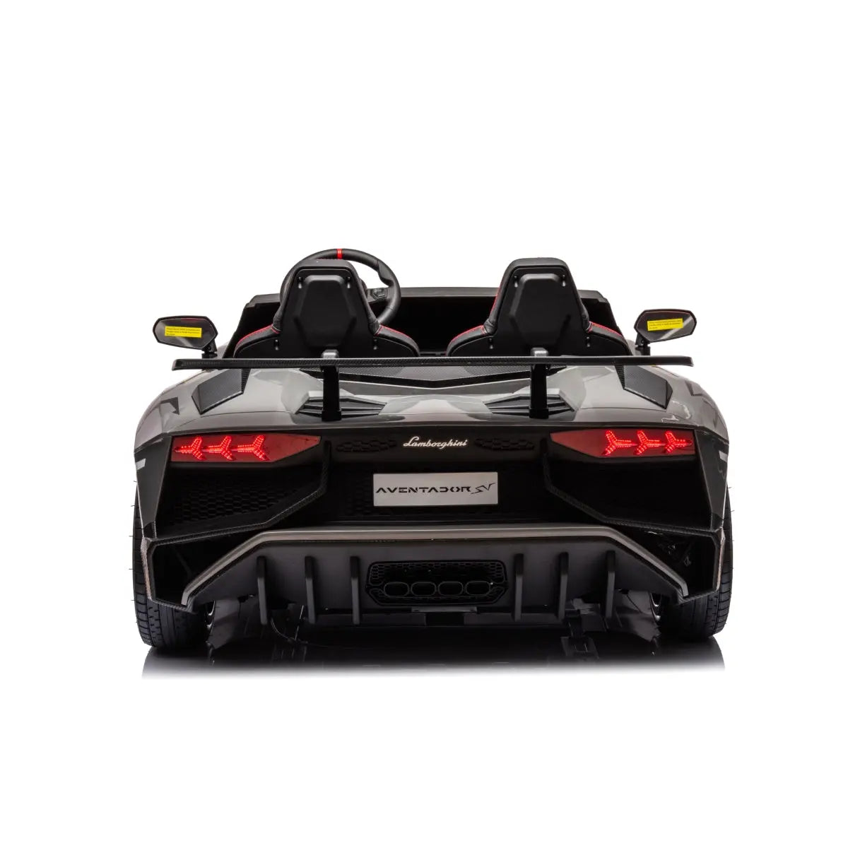  Freddo 24V Lamborghini Aventador 2 Seater Ride on Car for Kids: Advanced Brushless Motor & Differential for High-Octane Fun - Red - Bonton