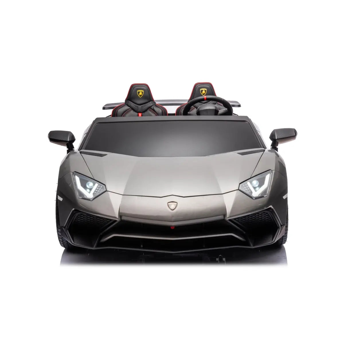  Freddo 24V Lamborghini Aventador 2 Seater Ride on Car for Kids: Advanced Brushless Motor & Differential for High-Octane Fun - Red - Bonton