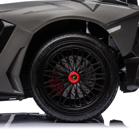 24V Lamborghini Aventador 2 Seater Ride on Car for Kids: Advanced Brushless Motor & Differential for High-Octane Fun