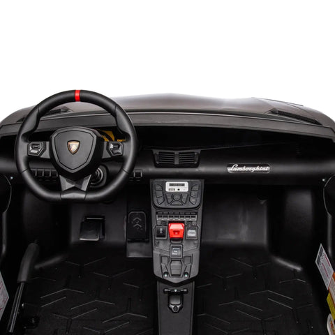 24V Lamborghini Aventador 2 Seater Ride on Car for Kids: Advanced Brushless Motor & Differential for High-Octane Fun