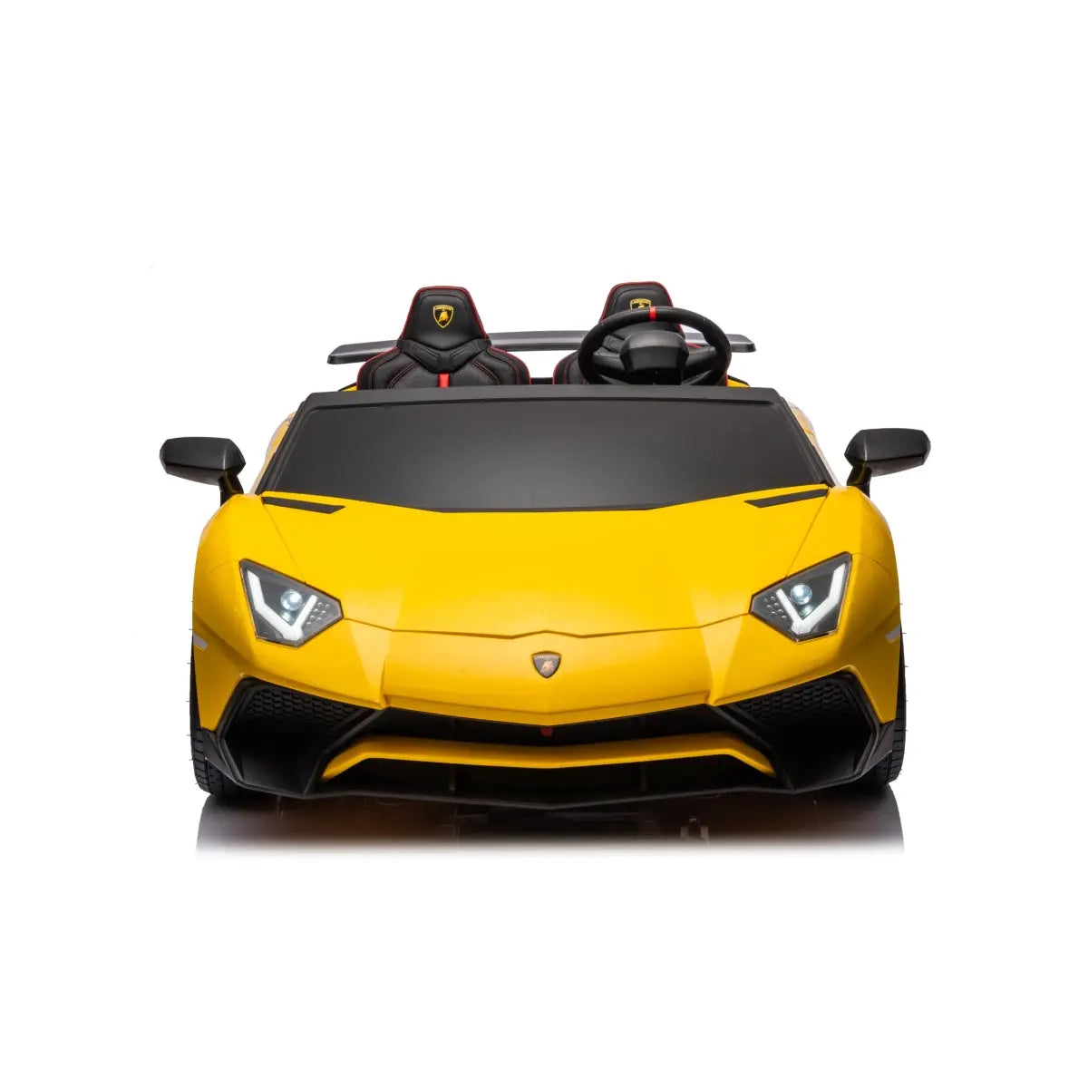  Freddo 24V Lamborghini Aventador 2 Seater Ride on Car for Kids: Advanced Brushless Motor & Differential for High-Octane Fun - Red - Bonton