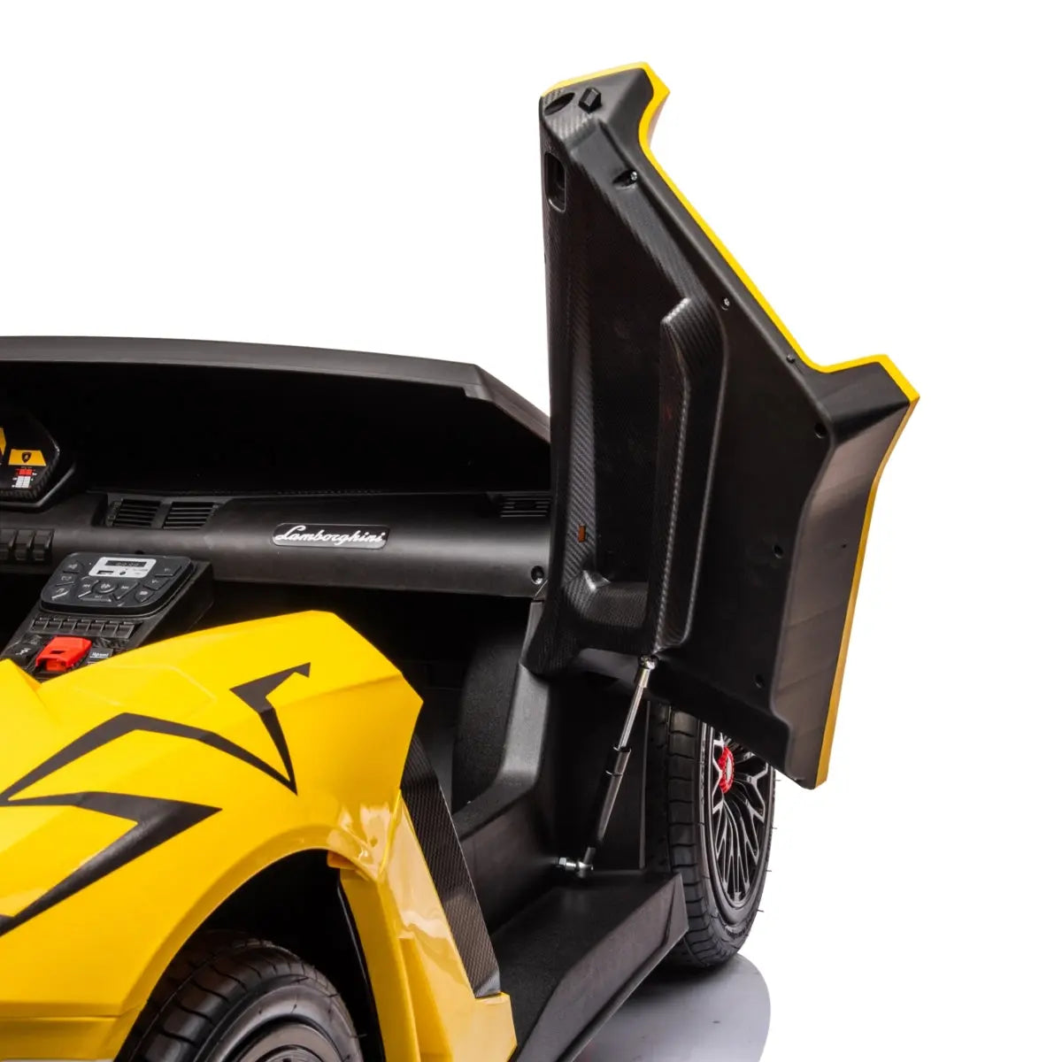  Freddo 24V Lamborghini Aventador 2 Seater Ride on Car for Kids: Advanced Brushless Motor & Differential for High-Octane Fun - Red - Bonton