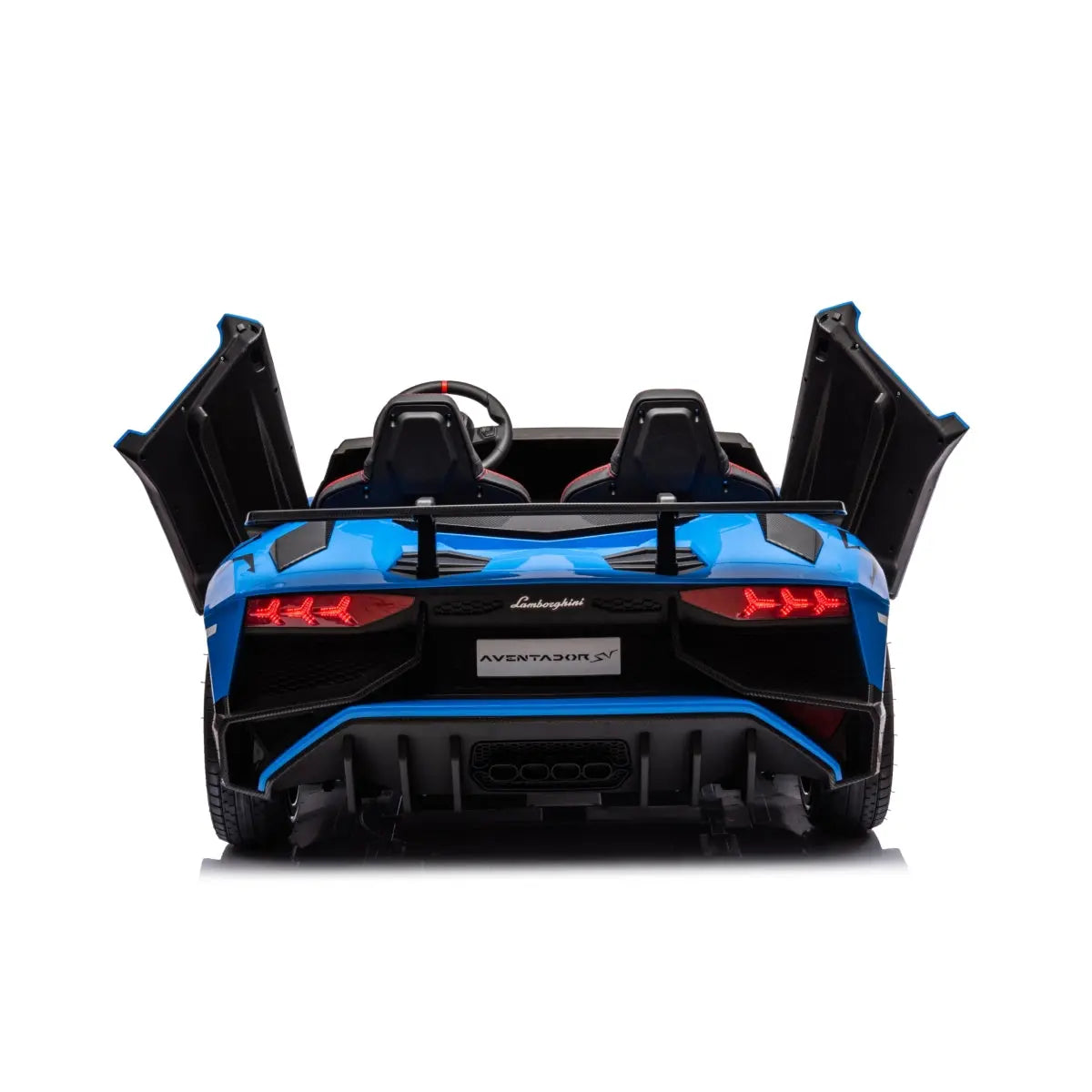  Freddo 24V Lamborghini Aventador 2 Seater Ride on Car for Kids: Advanced Brushless Motor & Differential for High-Octane Fun - Red - Bonton