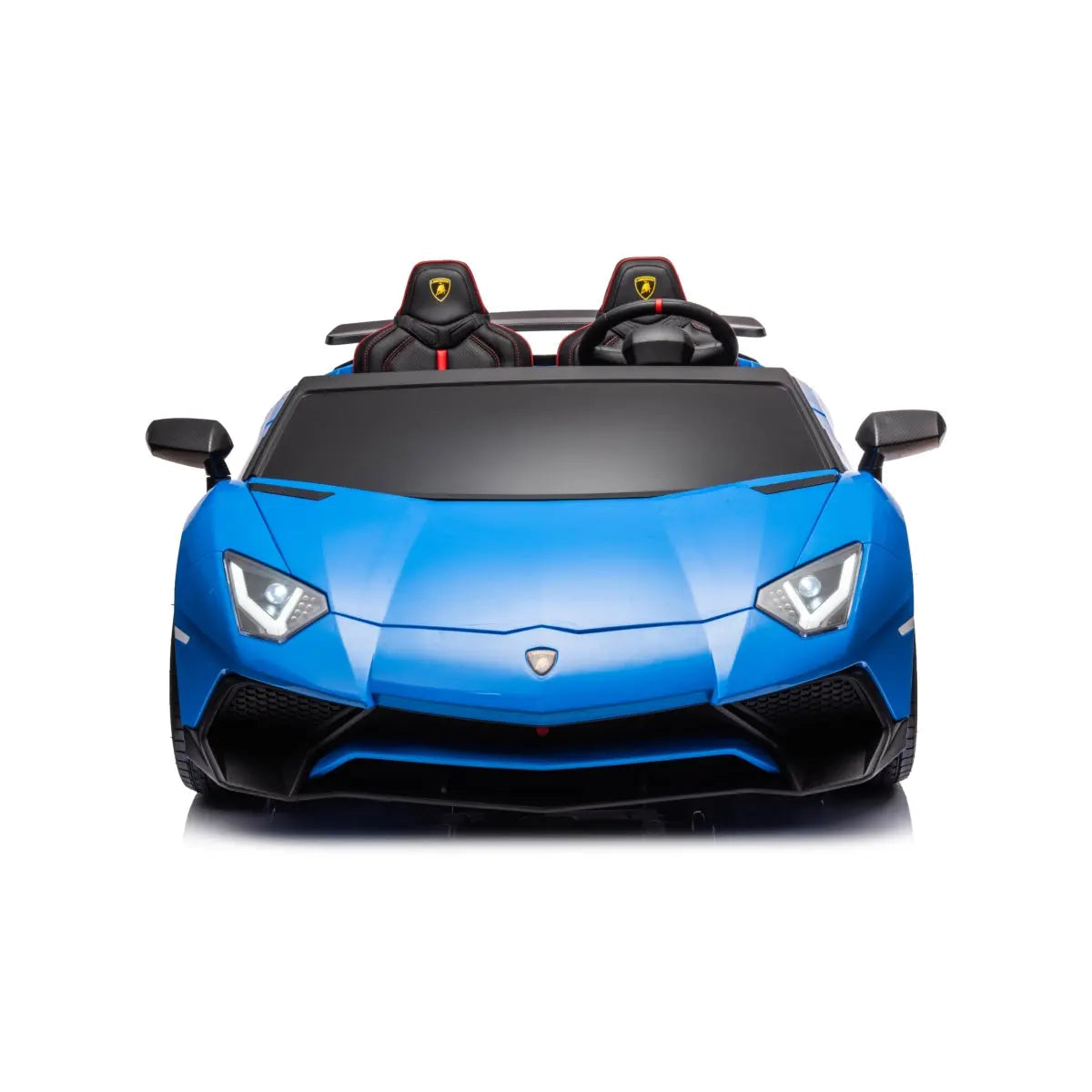  Freddo 24V Lamborghini Aventador 2 Seater Ride on Car for Kids: Advanced Brushless Motor & Differential for High-Octane Fun - Red - Bonton