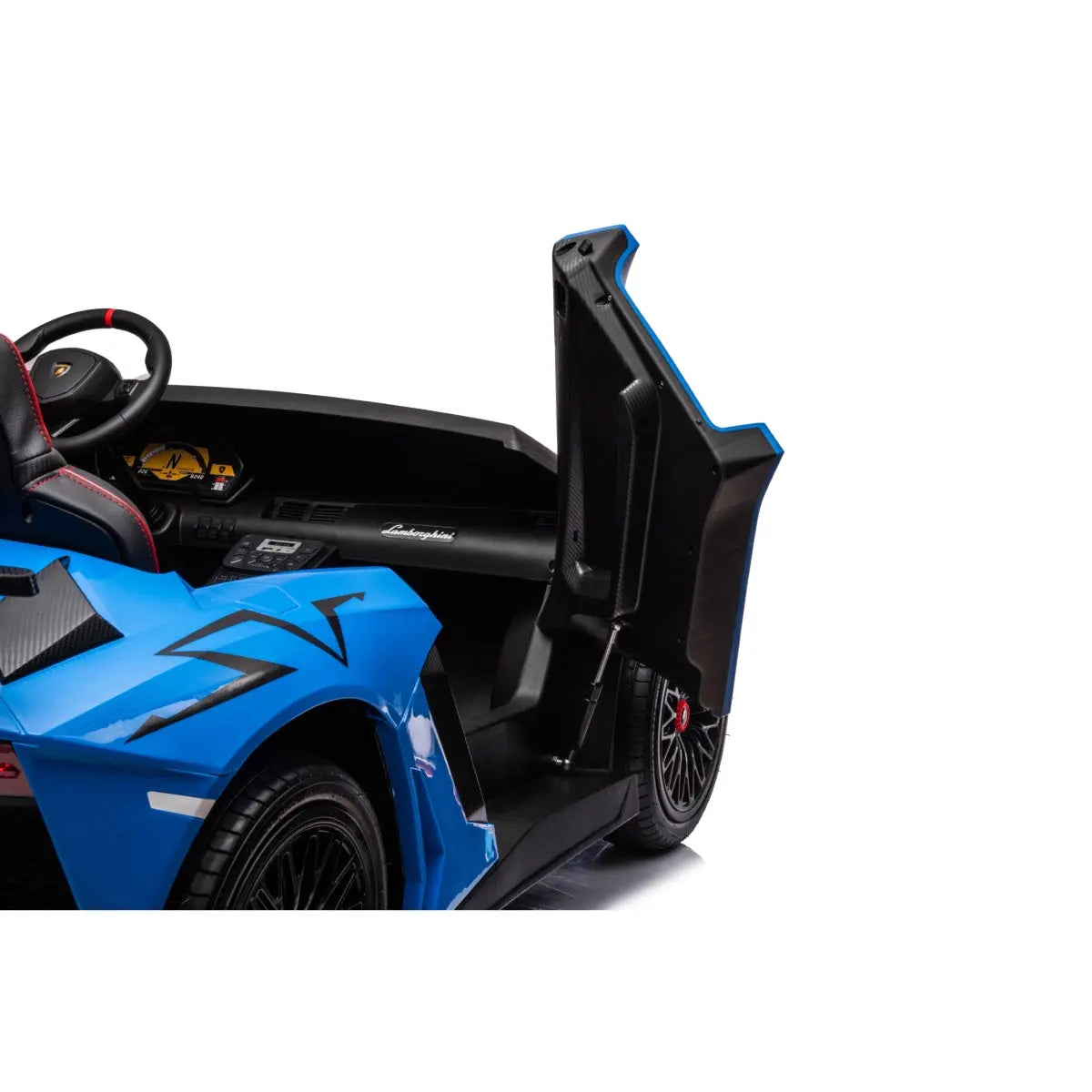  Freddo 24V Lamborghini Aventador 2 Seater Ride on Car for Kids: Advanced Brushless Motor & Differential for High-Octane Fun - Red - Bonton