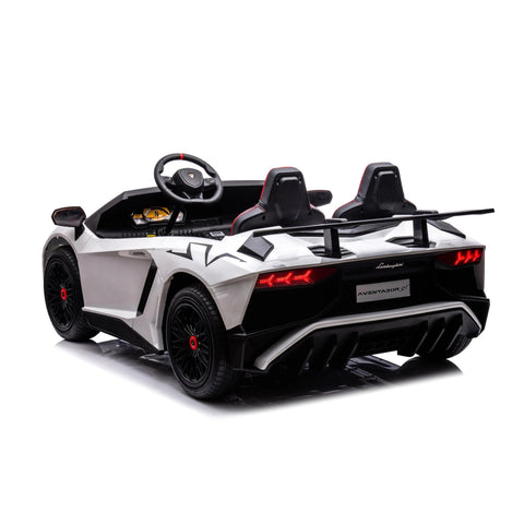 24V Lamborghini Aventador 2 Seater Ride on Car for Kids: Advanced Brushless Motor & Differential for High-Octane Fun