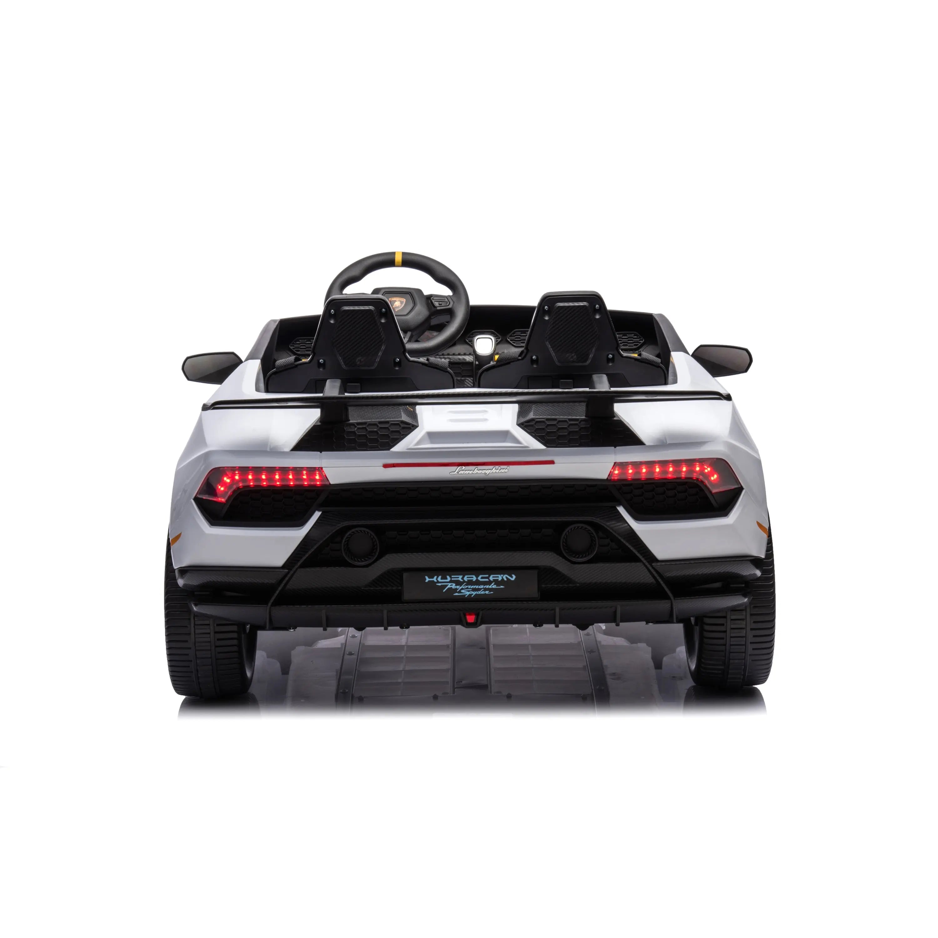  Freddo 24V Lamborghini Huracan 2 Seater Kids' Electric Ride-On - Black - Bonton