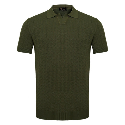 Elevare Knit Polo ARMY GREEN
