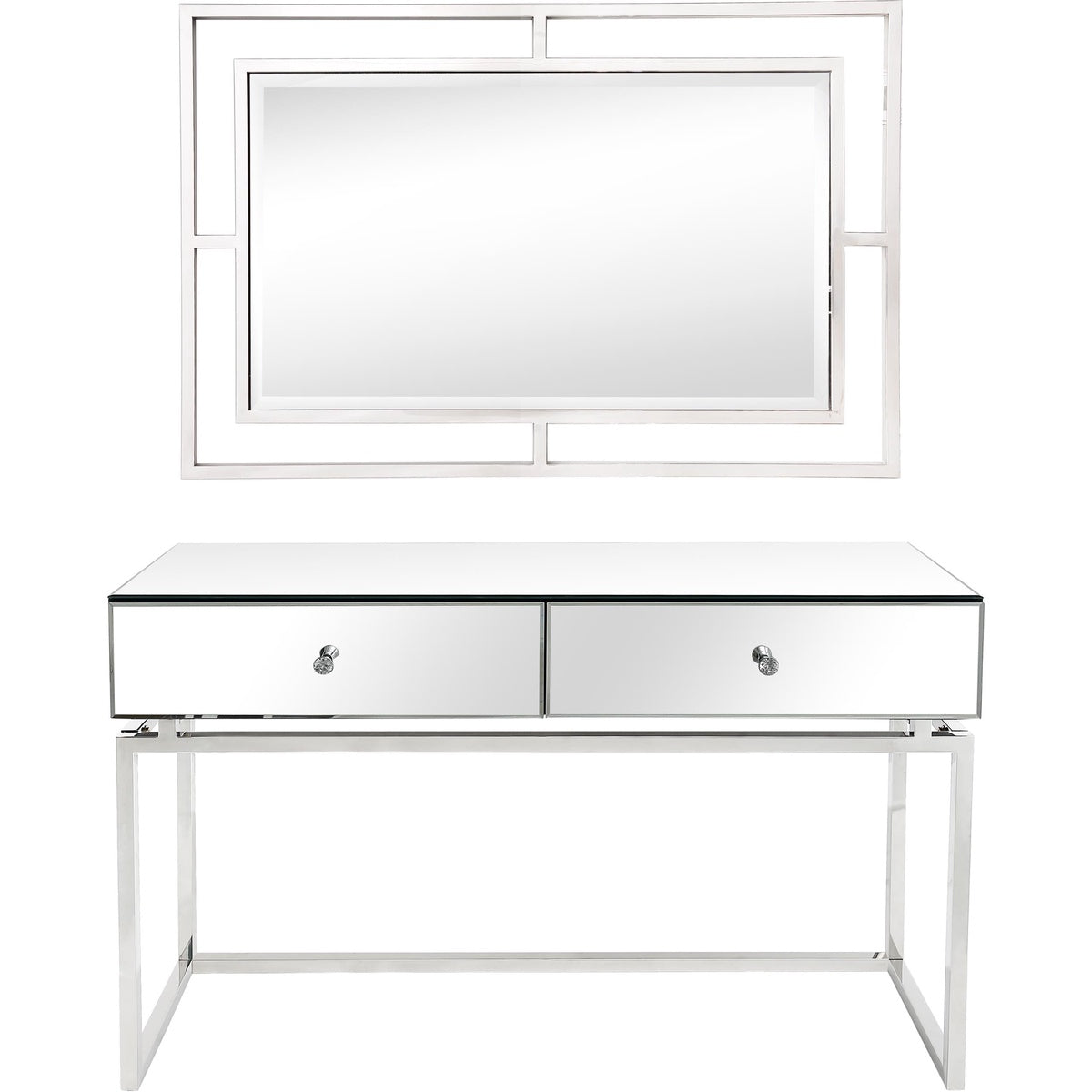  Camden Isle Addison Wall Mirror and Console Table - Mirror - Bonton