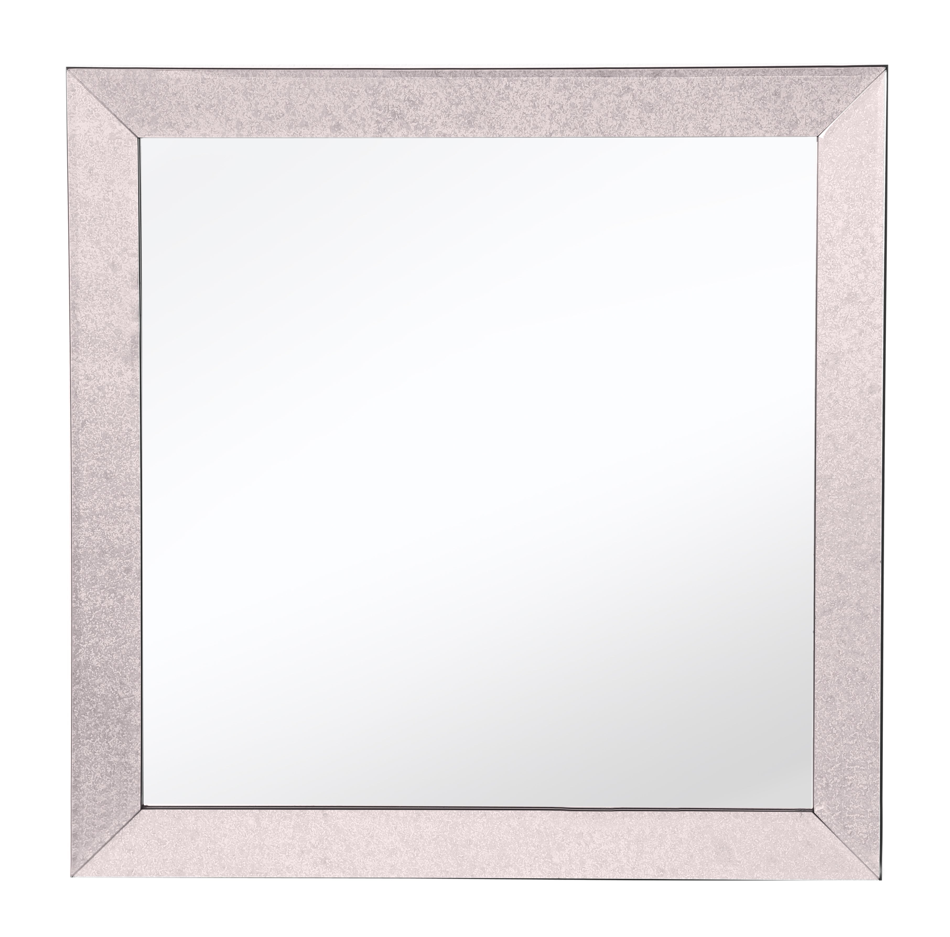  Camden Isle Bristol Square Classic Textured Frame Mirror - Default Title - Bonton
