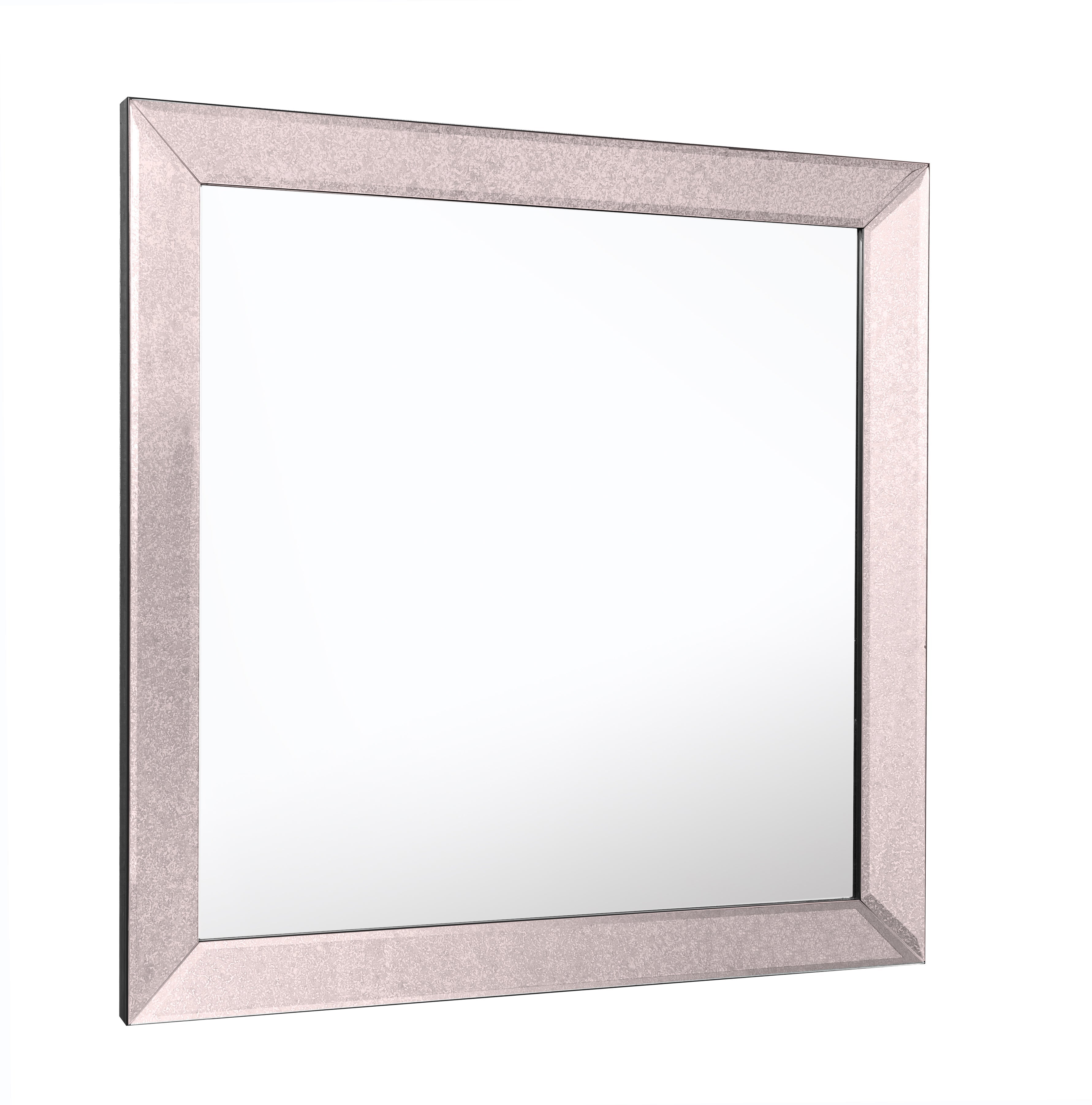  Camden Isle Bristol Square Classic Textured Frame Mirror - Default Title - Bonton