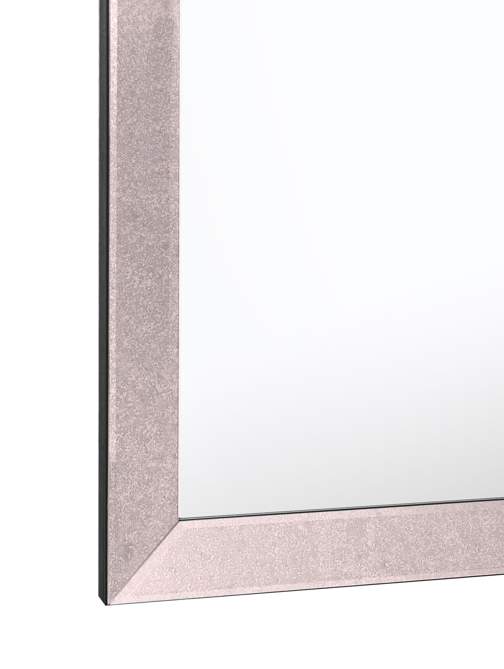  Camden Isle Bristol Square Classic Textured Frame Mirror - Default Title - Bonton