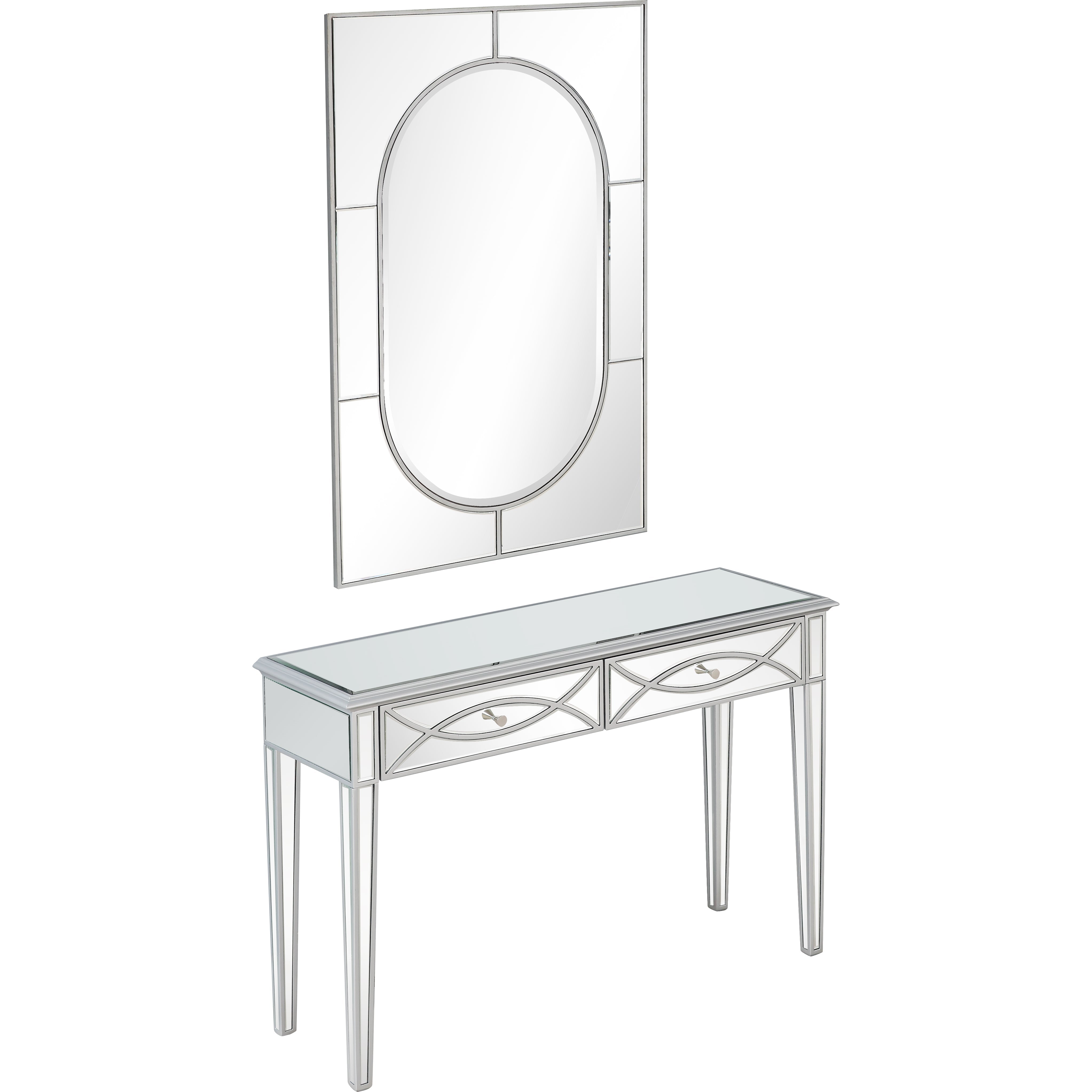  Camden Isle Helena Wall Mirror and Console - Mirror - Bonton