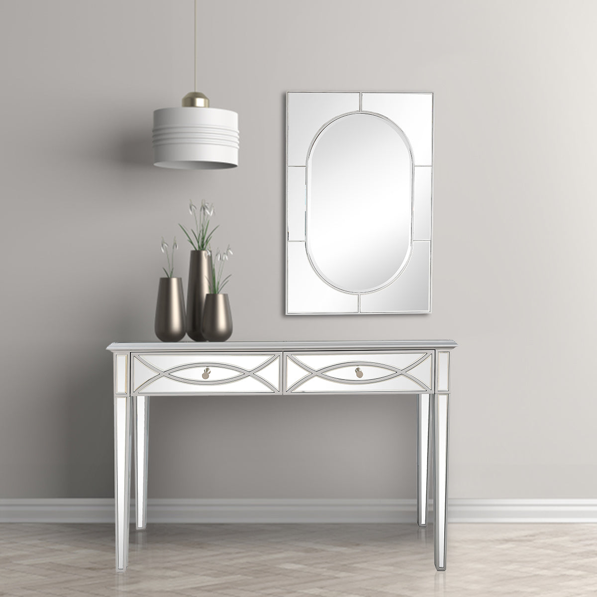  Camden Isle Helena Wall Mirror and Console - Mirror - Bonton