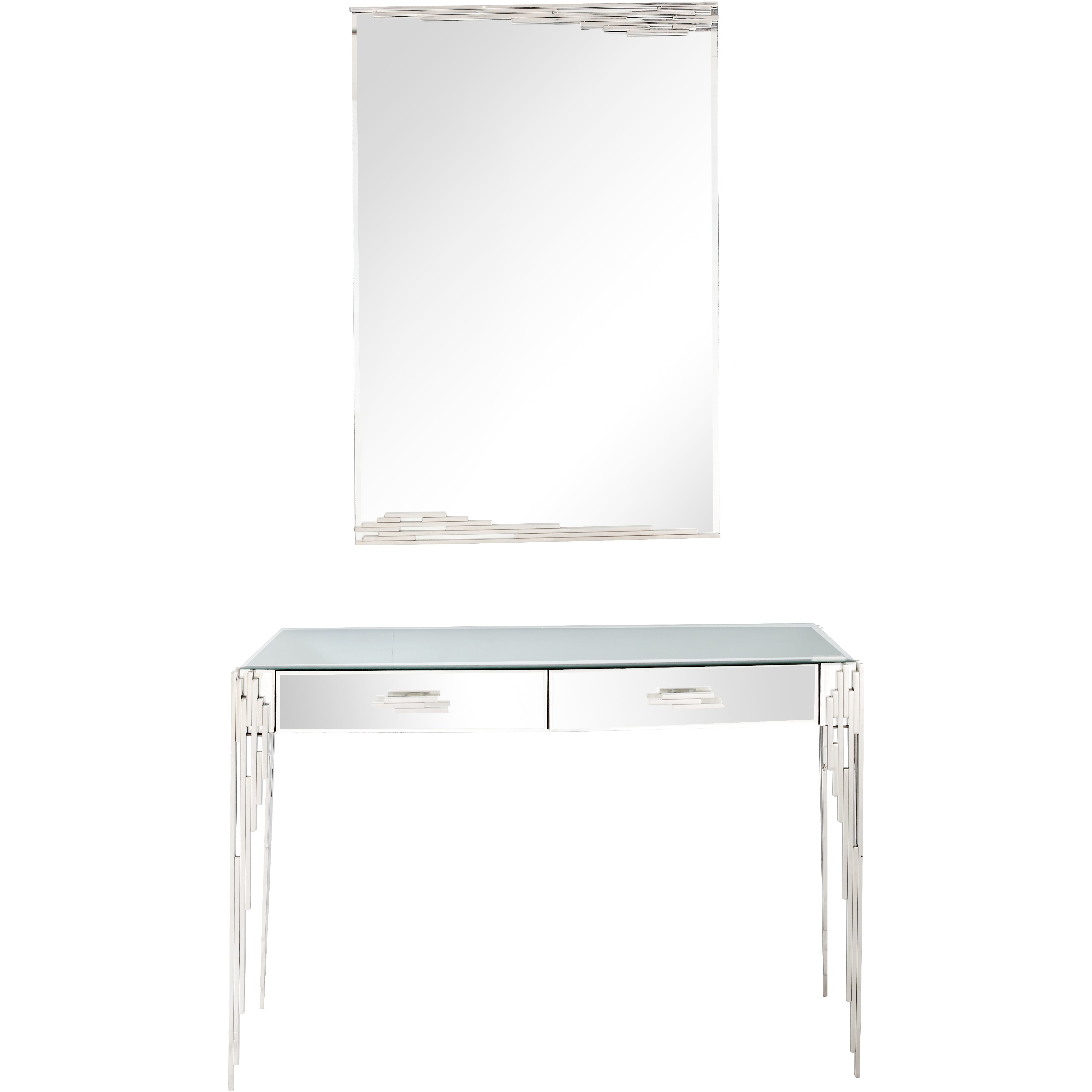  Camden Isle Skylar Wall Mirror and Console - Mirror - Bonton