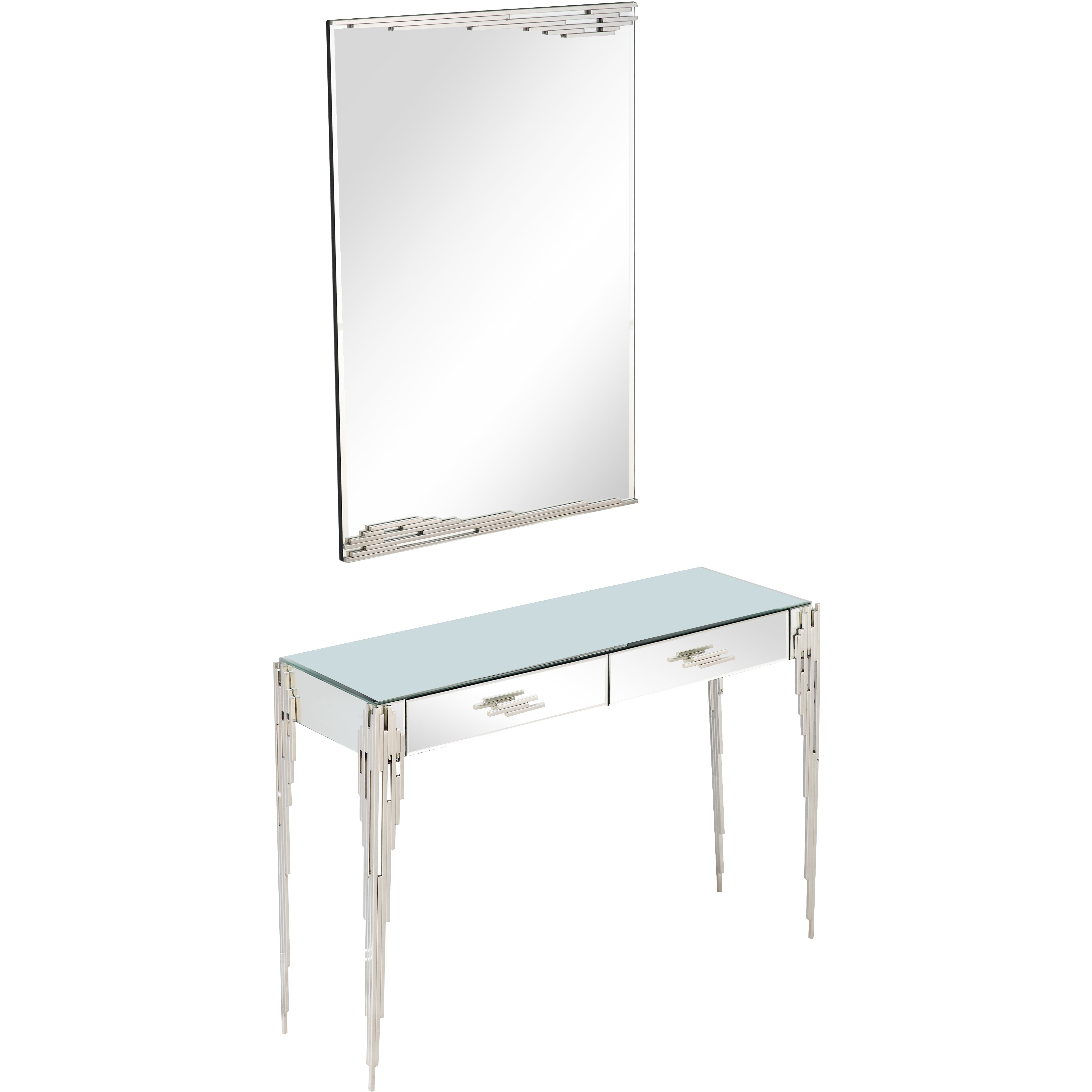  Camden Isle Skylar Wall Mirror and Console - Mirror - Bonton