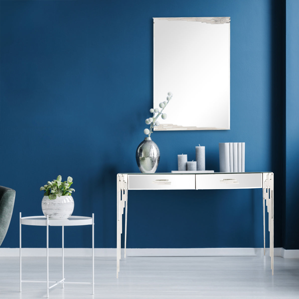  Camden Isle Skylar Wall Mirror and Console - Mirror - Bonton