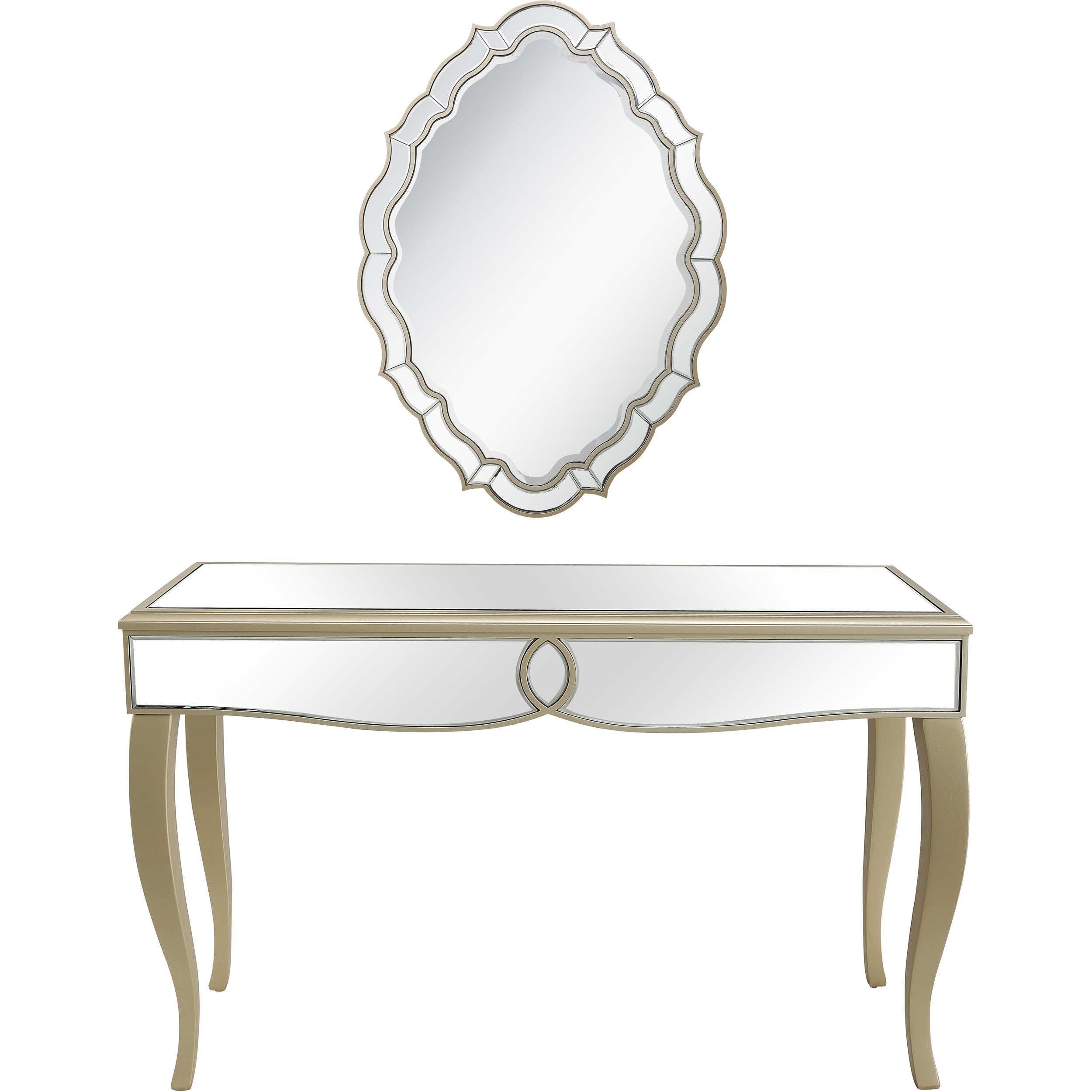  Camden Isle Eleanor Wall Mirror and Console Table - Mirror - Bonton