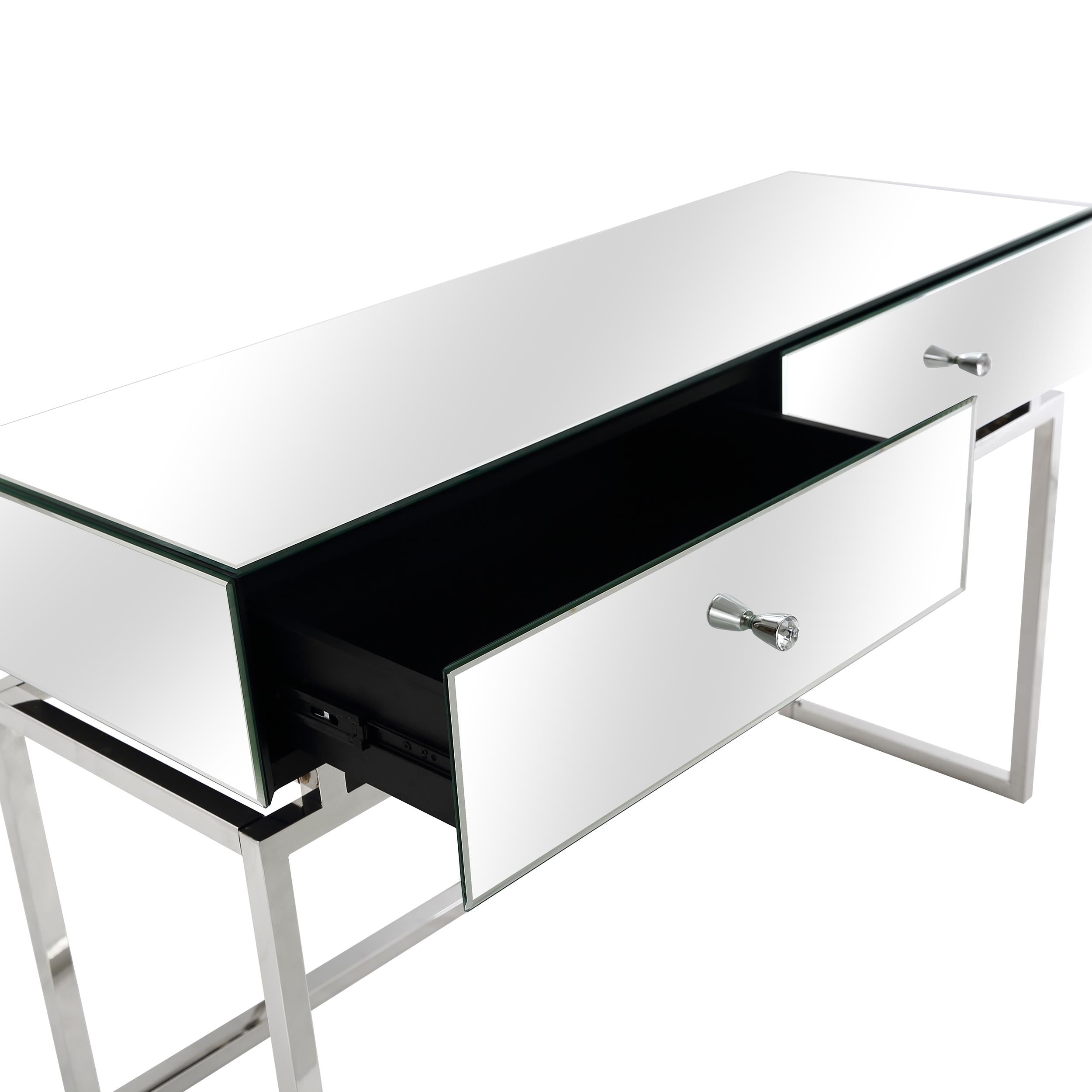  Camden Isle Addison Wall Mirror and Console Table - Mirror - Bonton