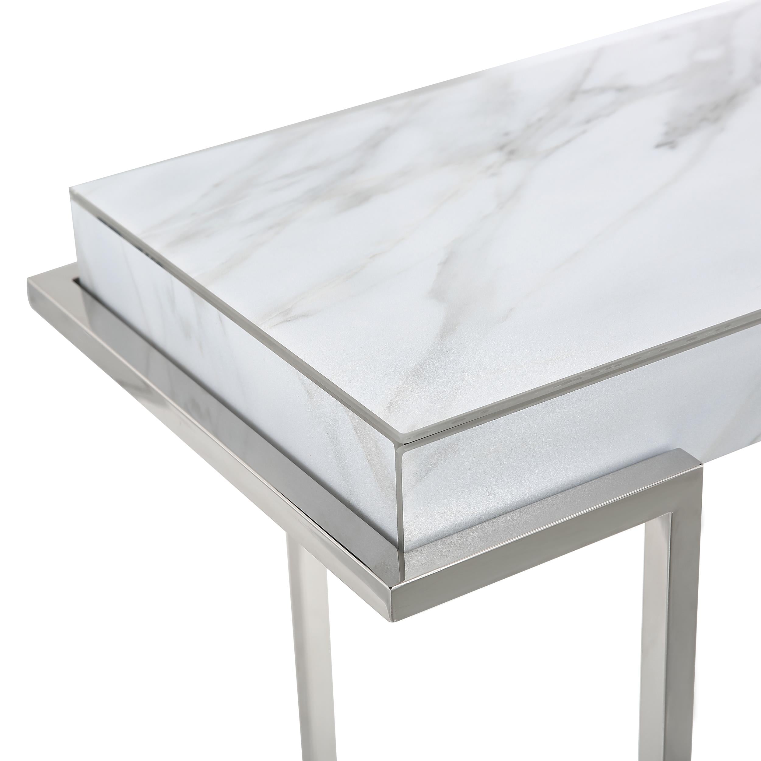  Camden Isle Aldon Wall Mirror and Console Table - Mirror - Bonton