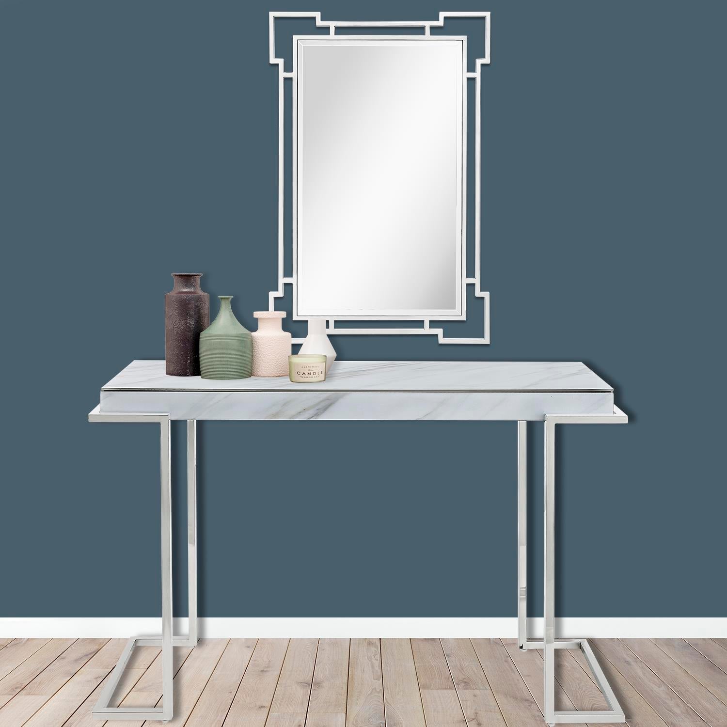  Camden Isle Aldon Wall Mirror and Console Table - Mirror - Bonton