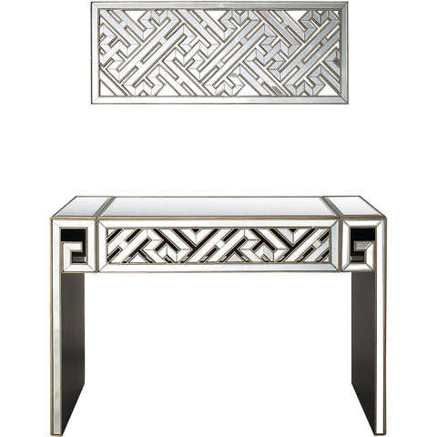 Becket Wall Mirror and Console Table