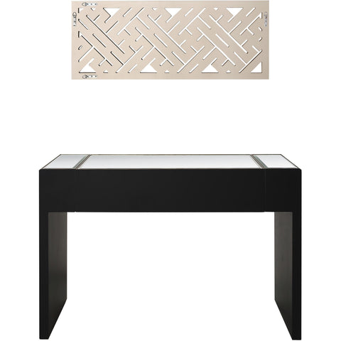 Becket Wall Mirror and Console Table