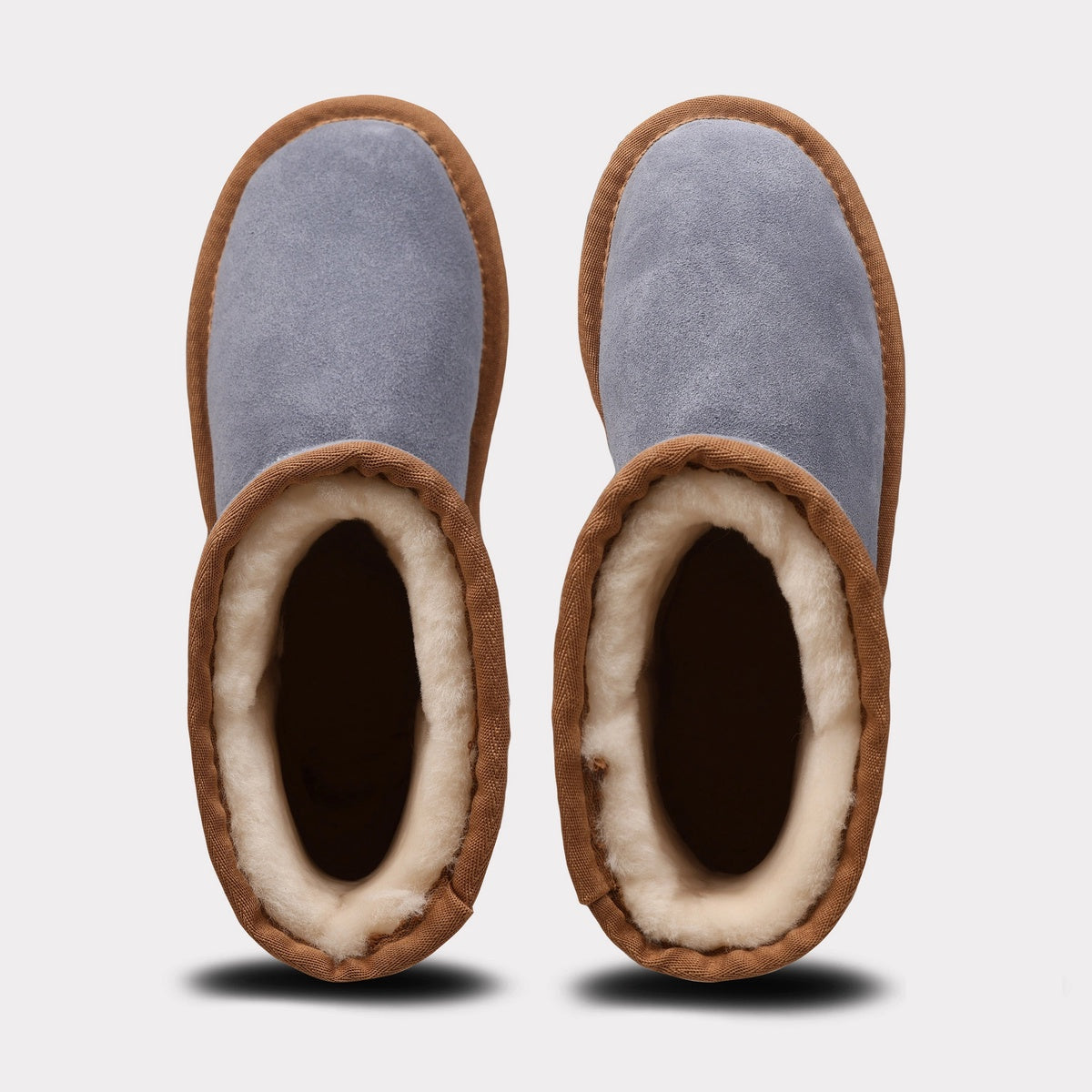  Mykos Kora Youth Slip-on Boot - Slate Blue/Chestnut - Bonton