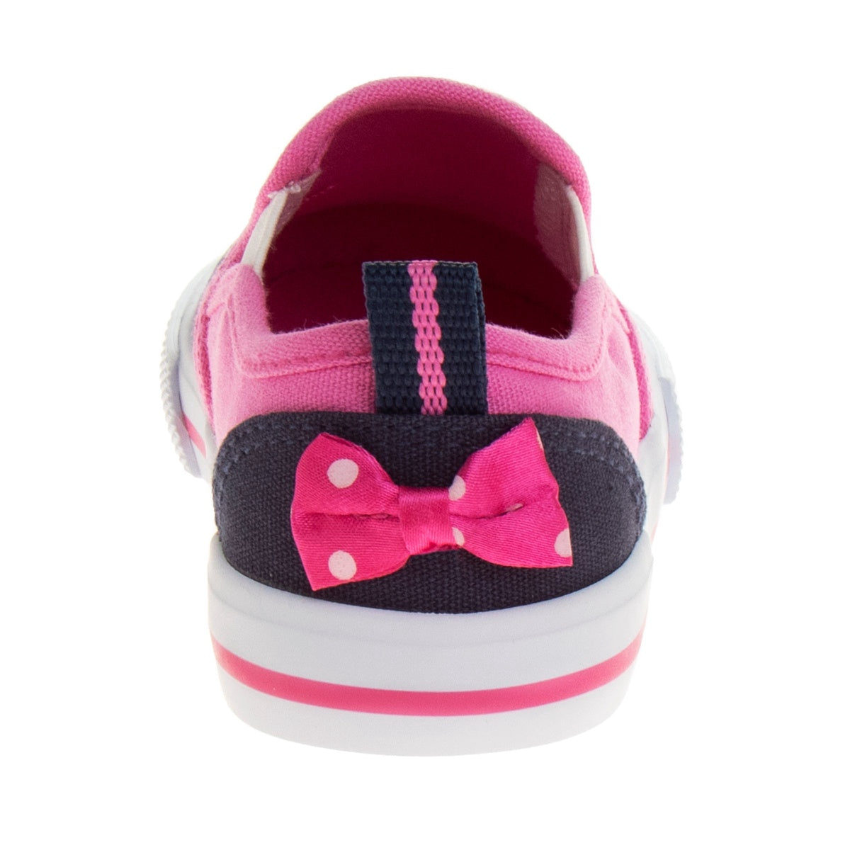  Josmo Disney Minnie Mouse Girls No Lace Shoes - Disney Character Loafer Low Top SlipOn Casual Tennis Canvas Sneakers (Size 5-12 Toddler) - 5 - Bonton